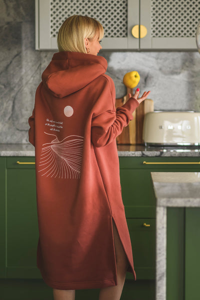 Bluza longline Desert Sands