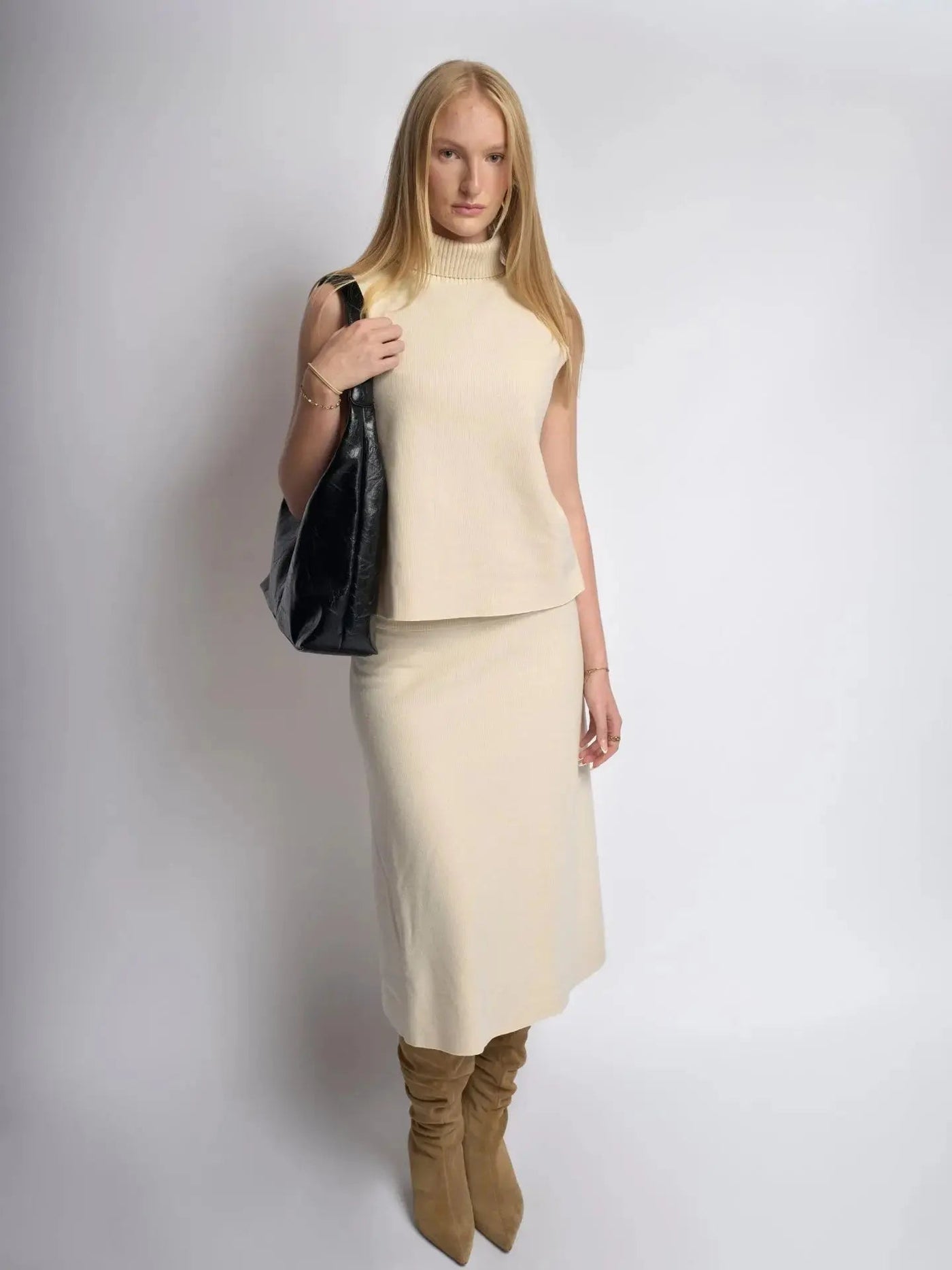 Torba Scarlett z przetartą skórą
