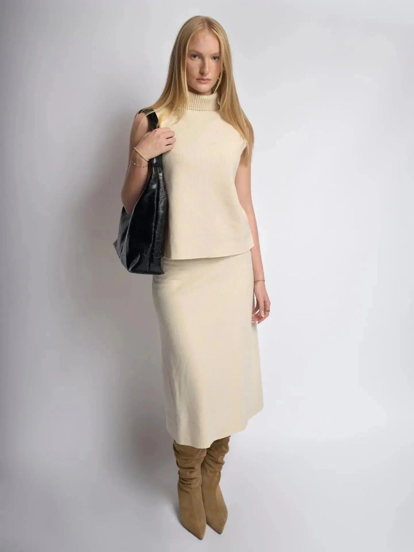 Torba Scarlett z przetartą skórą