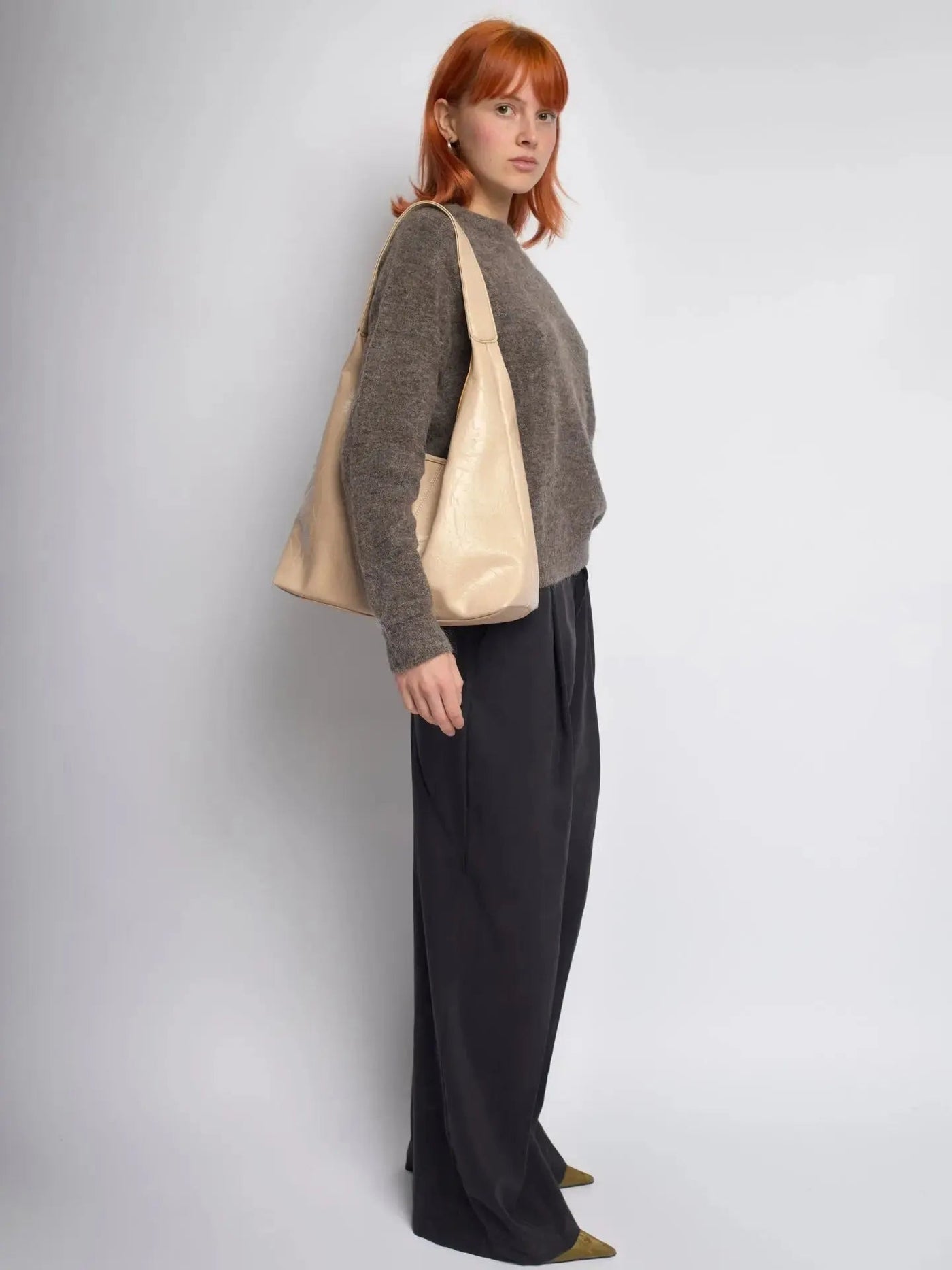 Torba Scarlett z przetartą skórą
