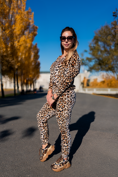 Leopard Chic Set – Odważny Look na Każdy Dzień