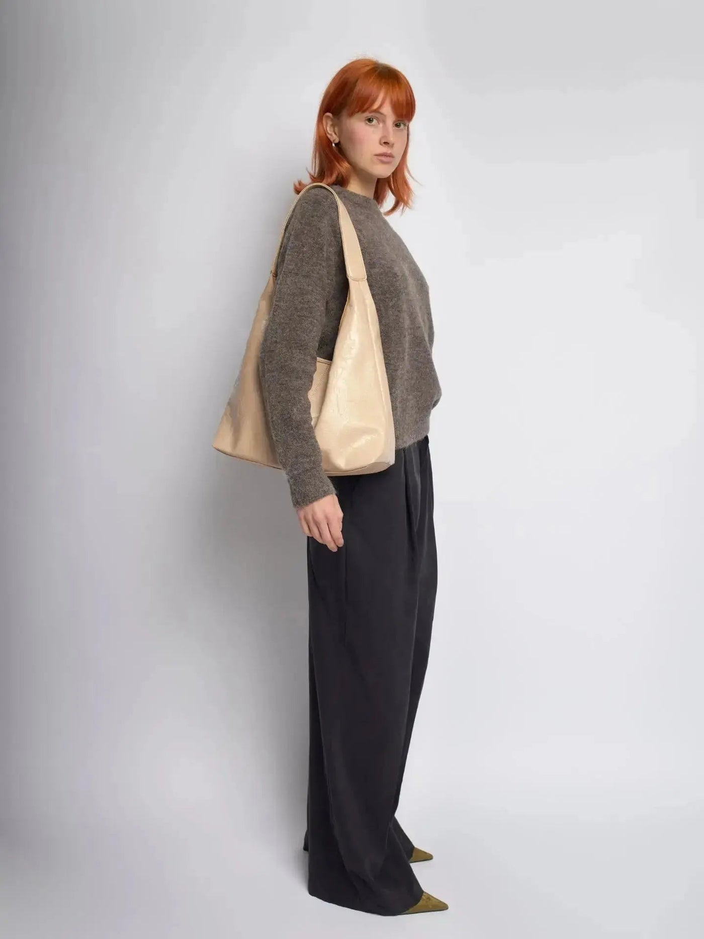 Torba Scarlett z przetartą skórą