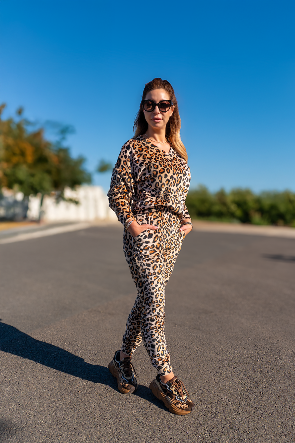Leopard Chic Set – Odważny Look na Każdy Dzień