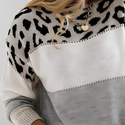 Anna – Sweter w Panterkę na Co Dzień