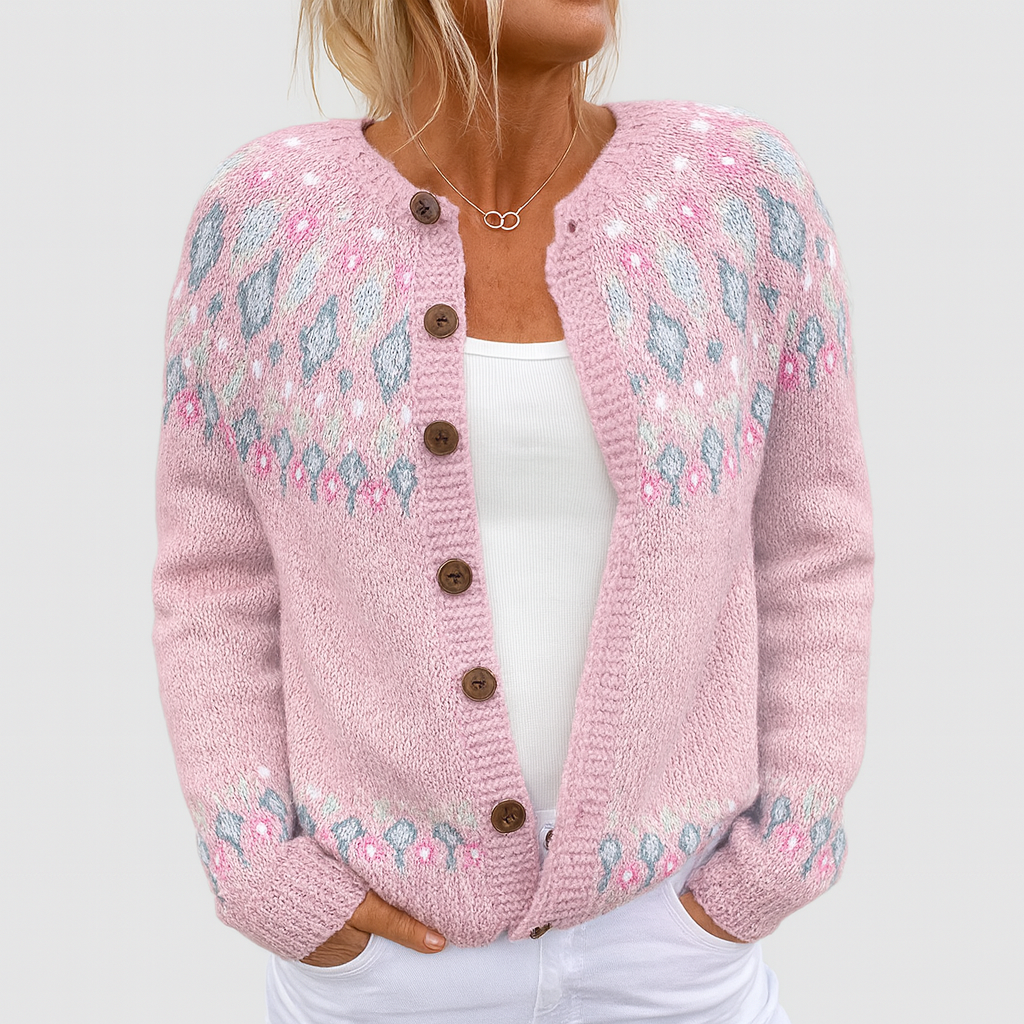 Kalina™ | Luźny sweter z wzorem