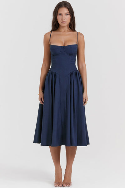 Sukienka Celine z gorsetem midi