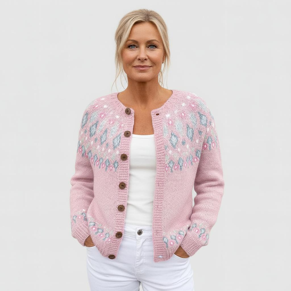 Kalina™ | Luźny sweter z wzorem