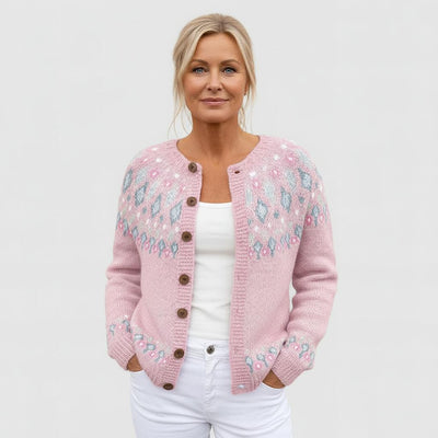 Kalina™ | Luźny sweter z wzorem