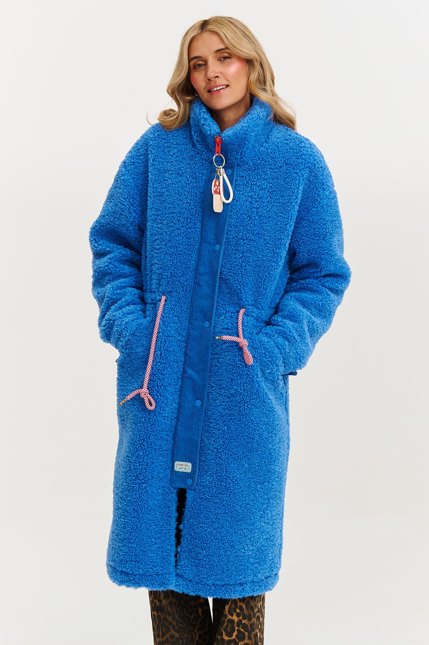 Płaszcz Teddy Puffin Blue