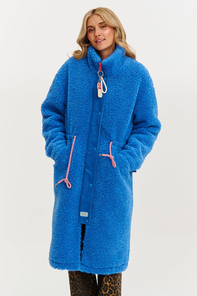 Płaszcz Teddy Puffin Blue