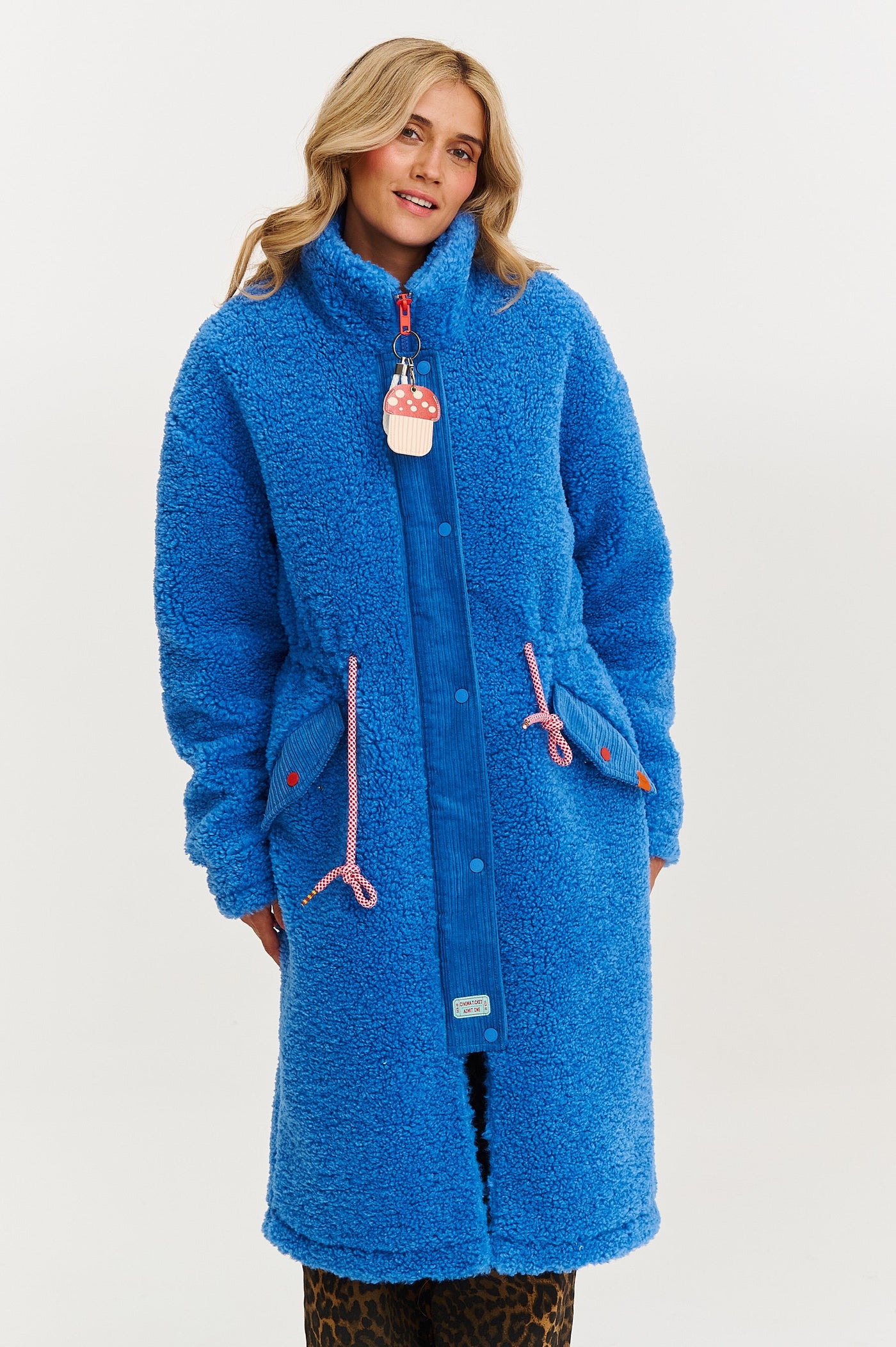 Płaszcz Teddy Puffin Blue