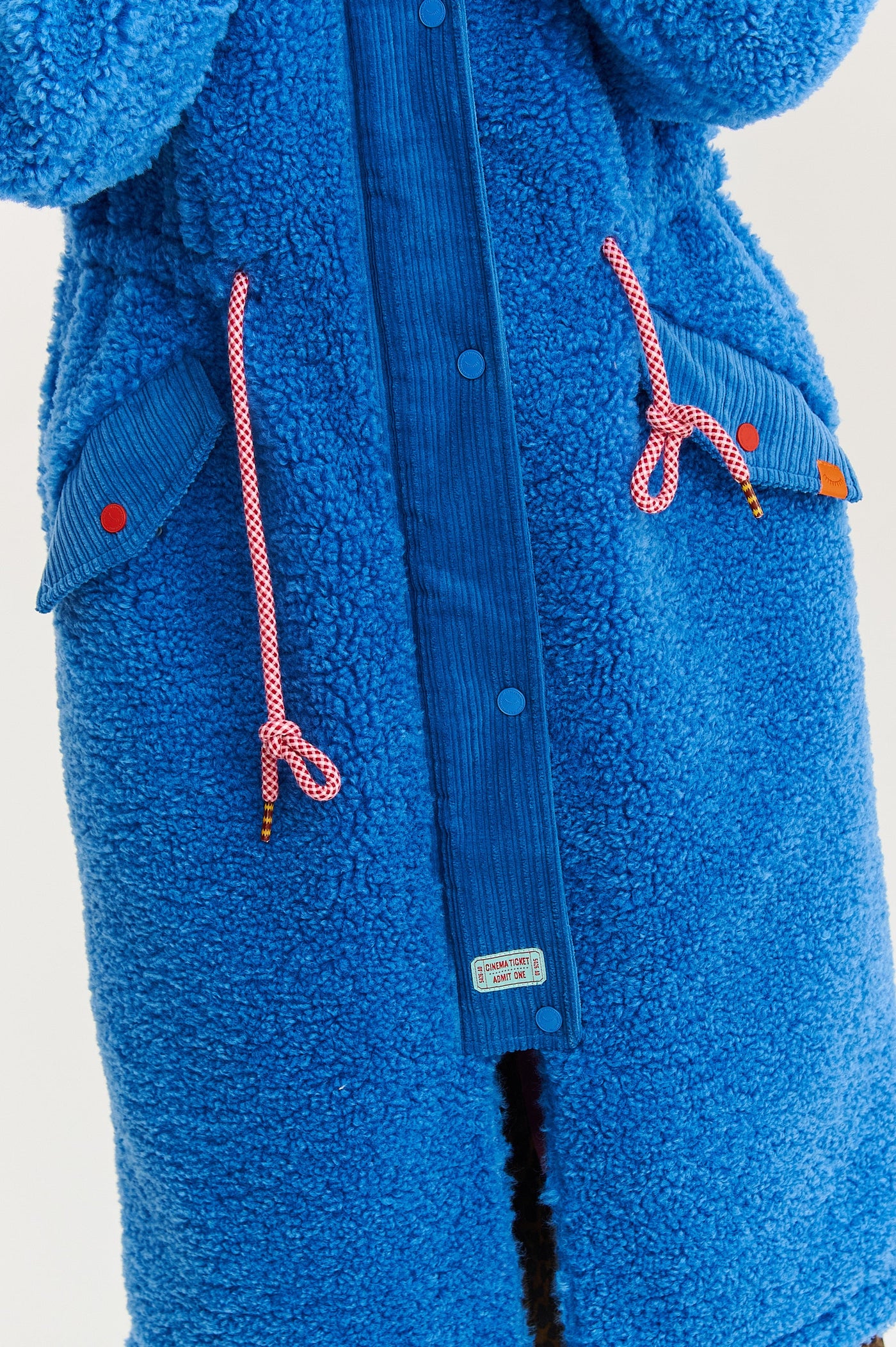 Płaszcz Teddy Puffin Blue