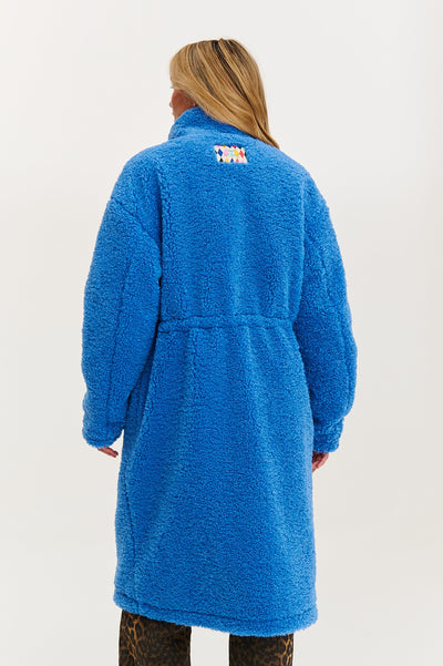 Płaszcz Teddy Puffin Blue